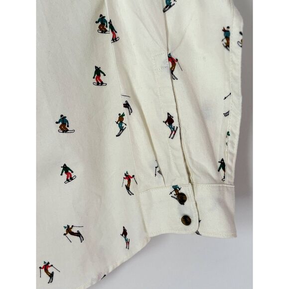 Eddie Bauer Women's Ski Novelty Print Shirt Size Medium New w/tag K58 - Picture 13 of 14